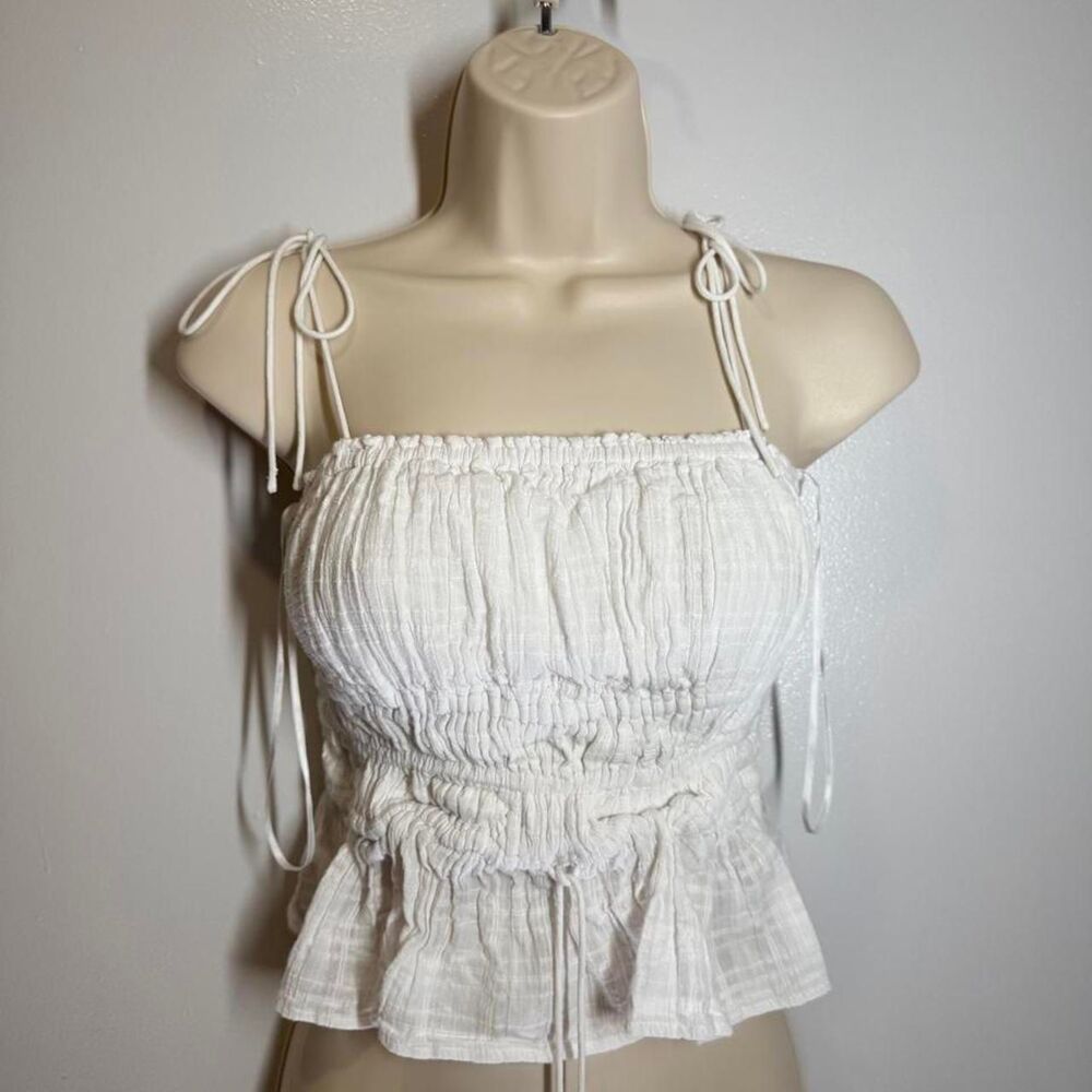 Jcrew Women's White and Cream Vest